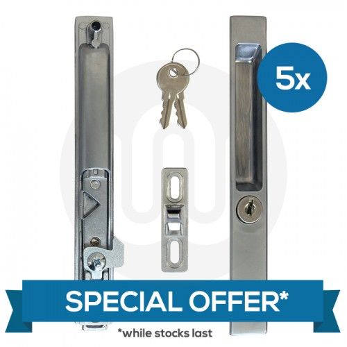 SPECIAL OFFER! 5x BPL / DNS Industries Inline Patio Door Lock